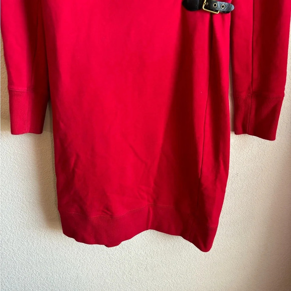 Ralph Lauren Jeans Co Cowl Neck Sweatshirt Wrap Style Dress - Picture 7 of 9